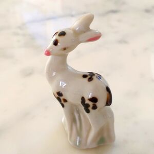 NWOT. Vintage Handmade Porcelain Ceramic Deer.